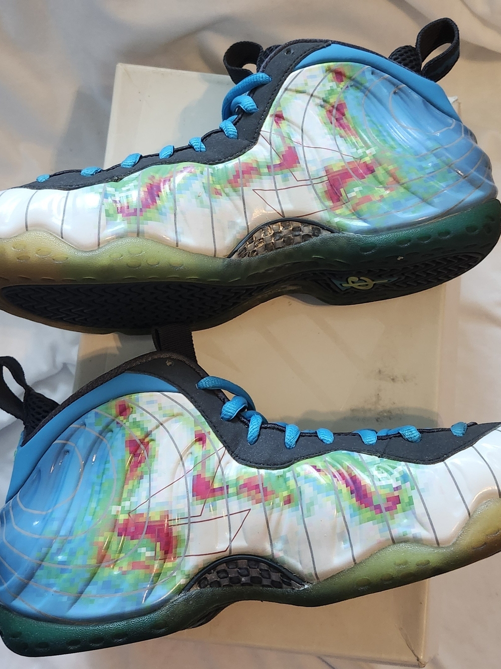 MENS size 8 Nike Air Foamposite One PRM "Weatherman"